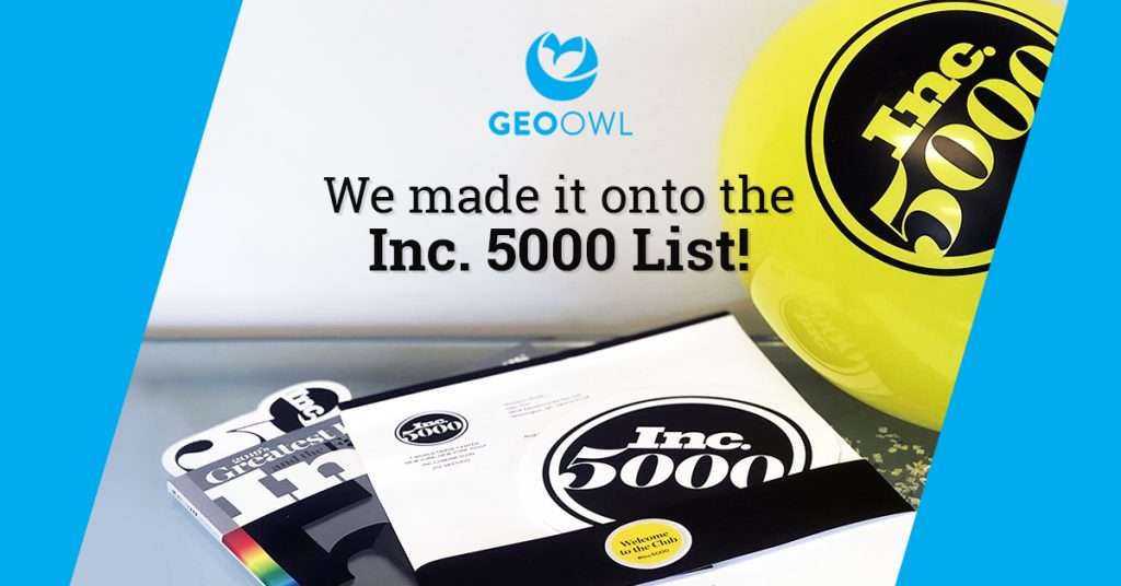 Inc. 5000 | Geo Owl | Geospatial Technology Services